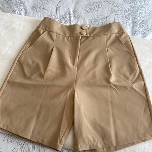 Asos Tan dress shorts Sz 8